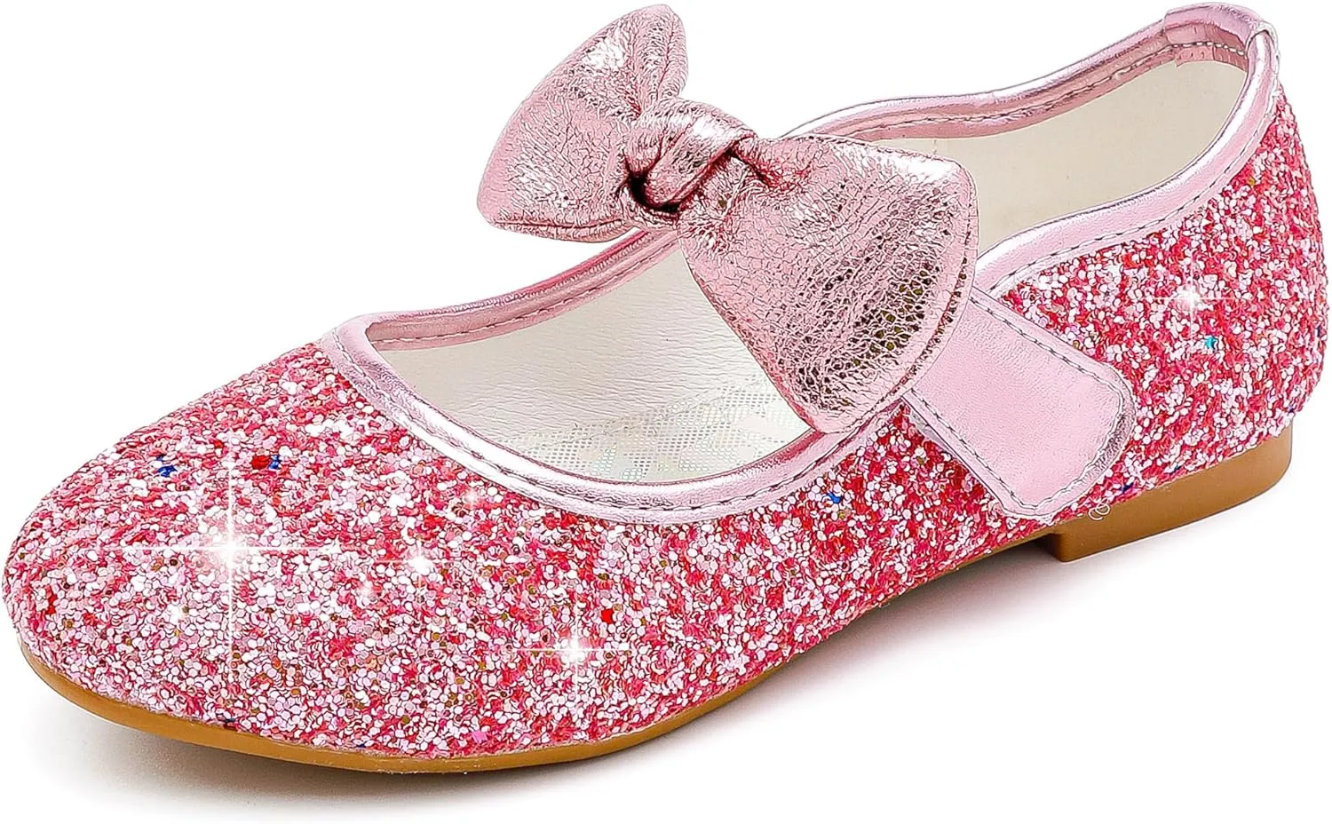 Girls Dress Shoes Toddler Girl Flats Low Heel Princess Wedding Shoes for Little Big Kids