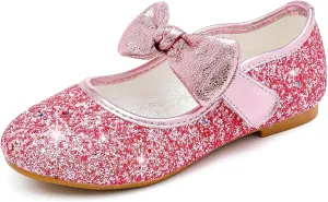 Girls Dress Shoes Toddler Girl Flats Low Heel Princess Wedding Shoes for Little Big Kids