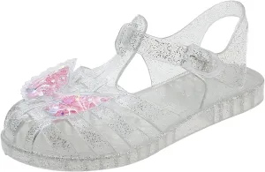 Girls Jelly Sandals Summer Costume Princess Dress Flat Breathable Waterproof Fisherman Gladiator Closed Toe Beach Flats Shoes