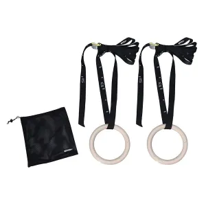 Gymnastics Rings - Tunturi - '23cm x 28mm' - Brun - Tr