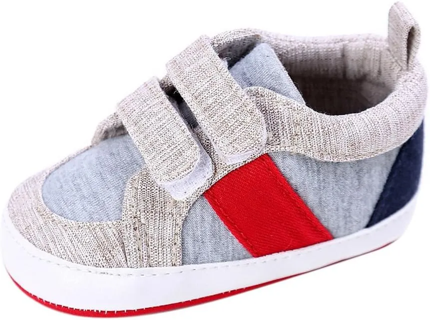 HHmei Baby Shoes Boy Girl Newborn Crib Soft Sole Shoe Sneakers Baby Sports Toddler Shoes (1/2/3)