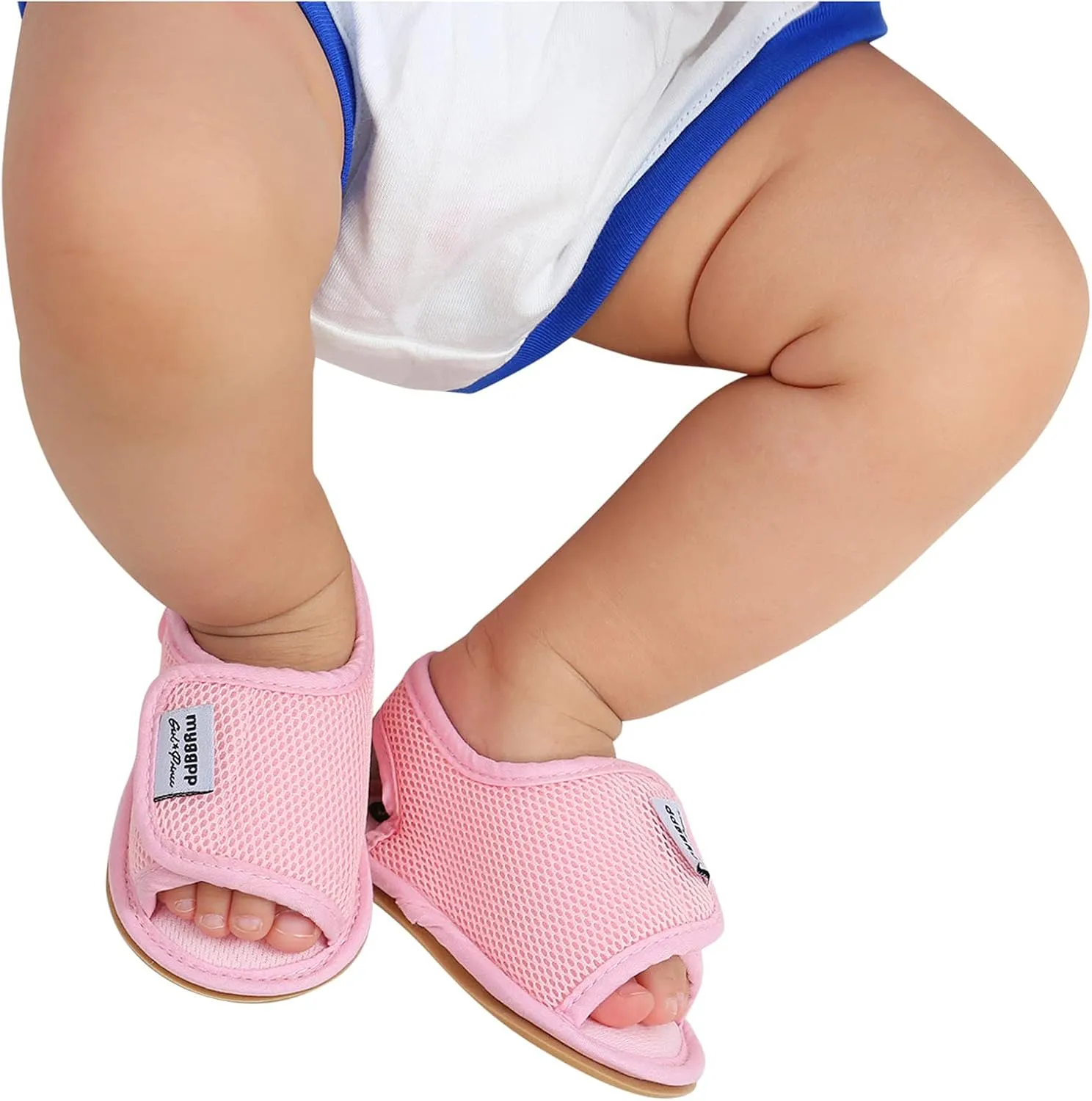 HIUARA Infant Baby Boys Girls Summer Beach Sandals Non Slip Soft Rubber Sole Toddler Outdoor Open-Toe First Walker Shoes
