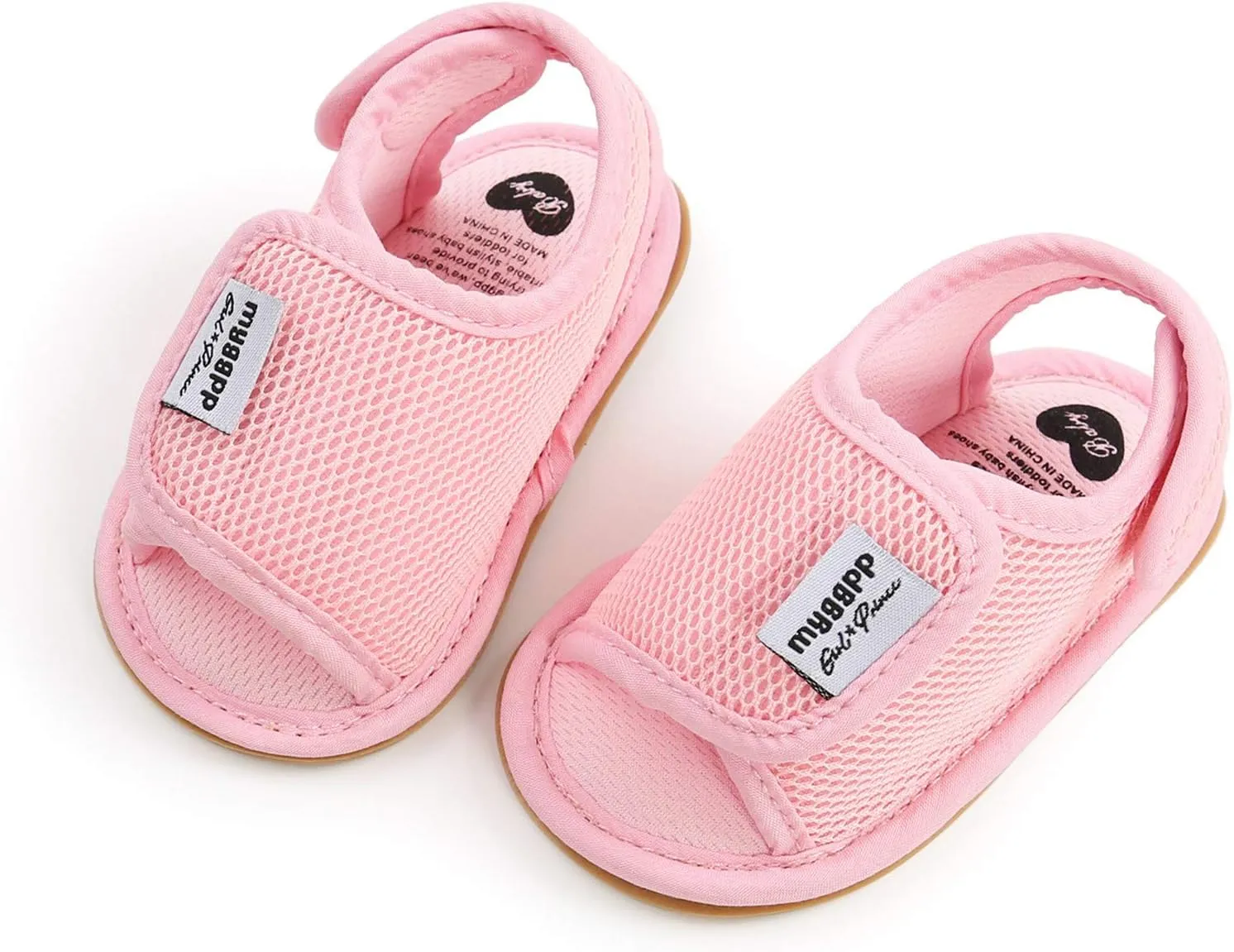HIUARA Infant Baby Boys Girls Summer Beach Sandals Non Slip Soft Rubber Sole Toddler Outdoor Open-Toe First Walker Shoes