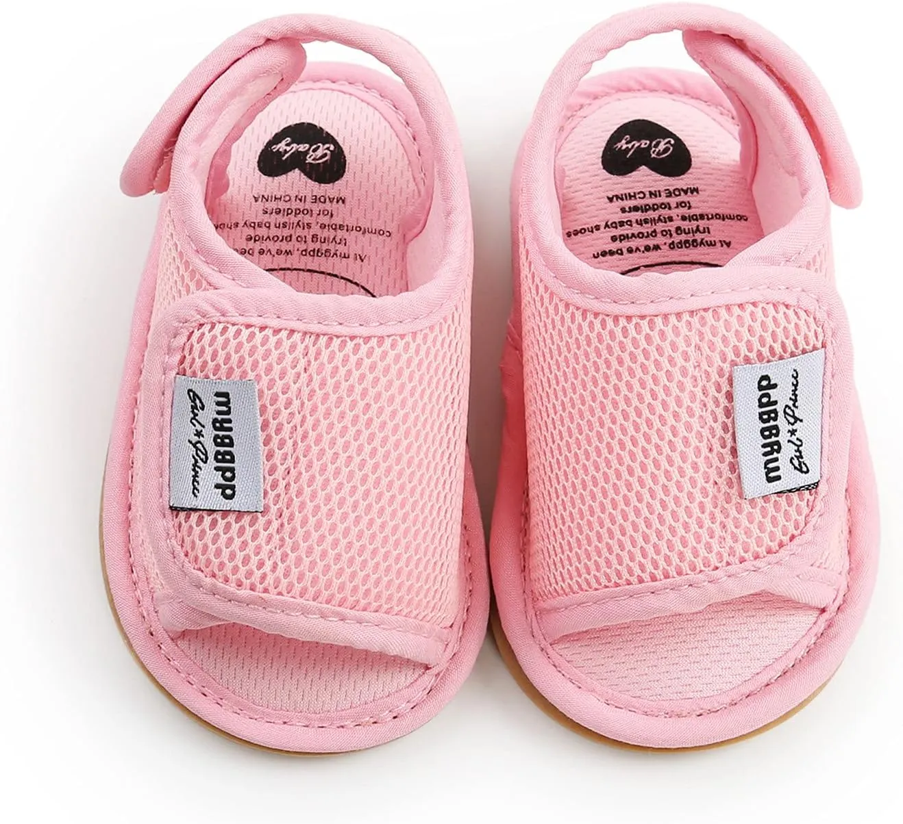 HIUARA Infant Baby Boys Girls Summer Beach Sandals Non Slip Soft Rubber Sole Toddler Outdoor Open-Toe First Walker Shoes