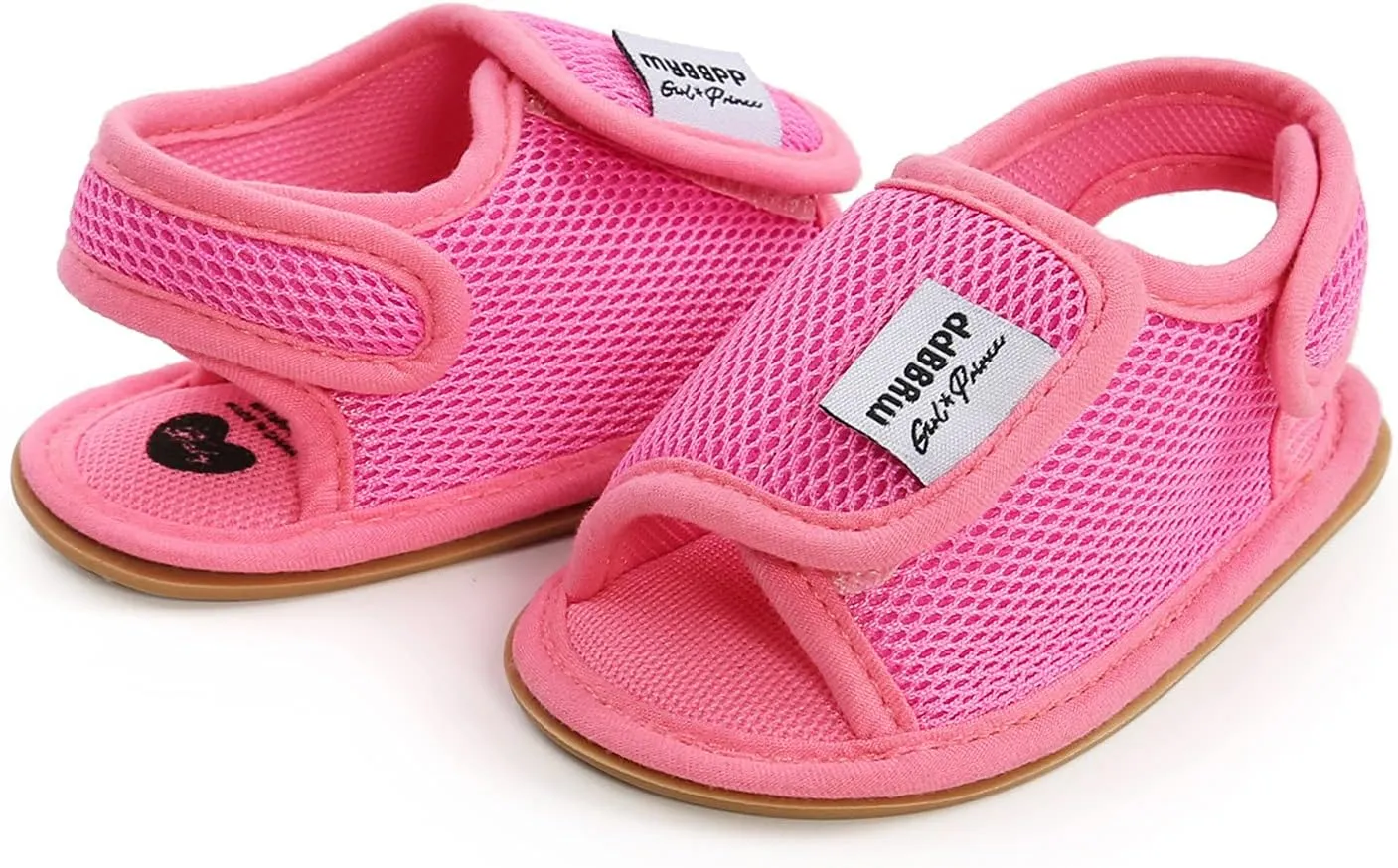 HIUARA Infant Baby Boys Girls Summer Beach Sandals Non Slip Soft Rubber Sole Toddler Outdoor Open-Toe First Walker Shoes