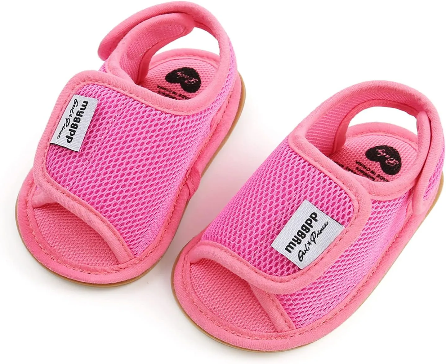 HIUARA Infant Baby Boys Girls Summer Beach Sandals Non Slip Soft Rubber Sole Toddler Outdoor Open-Toe First Walker Shoes
