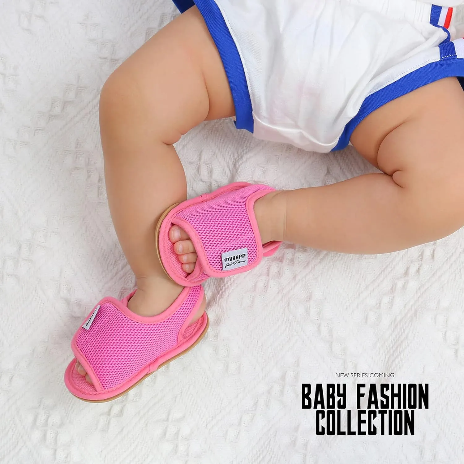 HIUARA Infant Baby Boys Girls Summer Beach Sandals Non Slip Soft Rubber Sole Toddler Outdoor Open-Toe First Walker Shoes