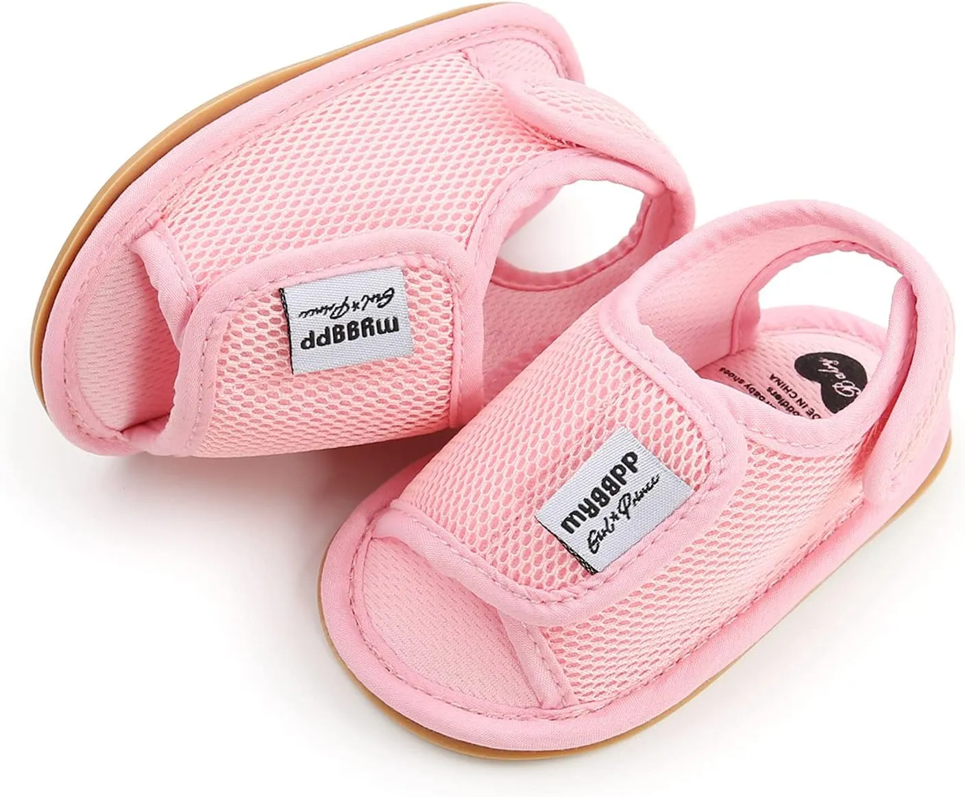HIUARA Infant Baby Boys Girls Summer Beach Sandals Non Slip Soft Rubber Sole Toddler Outdoor Open-Toe First Walker Shoes
