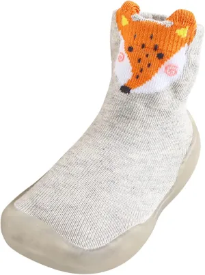 House Shoes for Toddler Toddler Baby Boys Girls Solid Warm Knit Soft Sole Rubber Shoe Socks Little Fuzzy