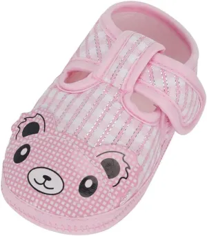 Infant Baby Girls Boys Canvas Shoes Soft Sole Newborn Slip On Crib Sandals Cute Cartoon First Walking Shoes