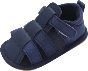 Infant Baby Girls Boys Sandals Beach Outdoor Bowknot Soft Rubber Sole Toddler Princess Dress Flats Walking Shoes