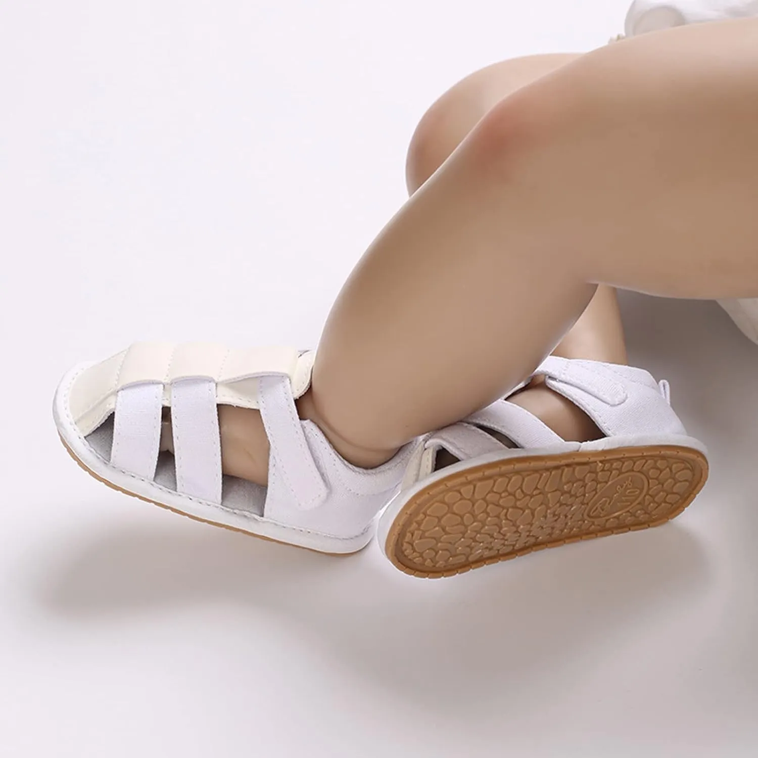 Infant Baby Girls Boys Sandals Beach Outdoor Bowknot Soft Rubber Sole Toddler Princess Dress Flats Walking Shoes