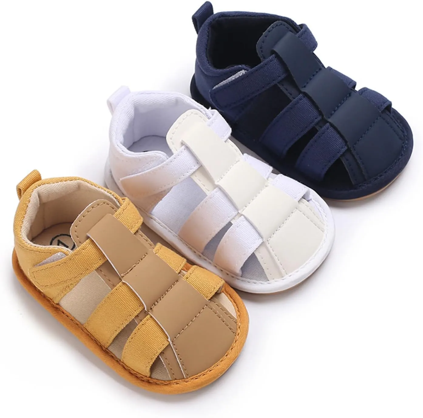 Infant Baby Girls Boys Sandals Beach Outdoor Bowknot Soft Rubber Sole Toddler Princess Dress Flats Walking Shoes