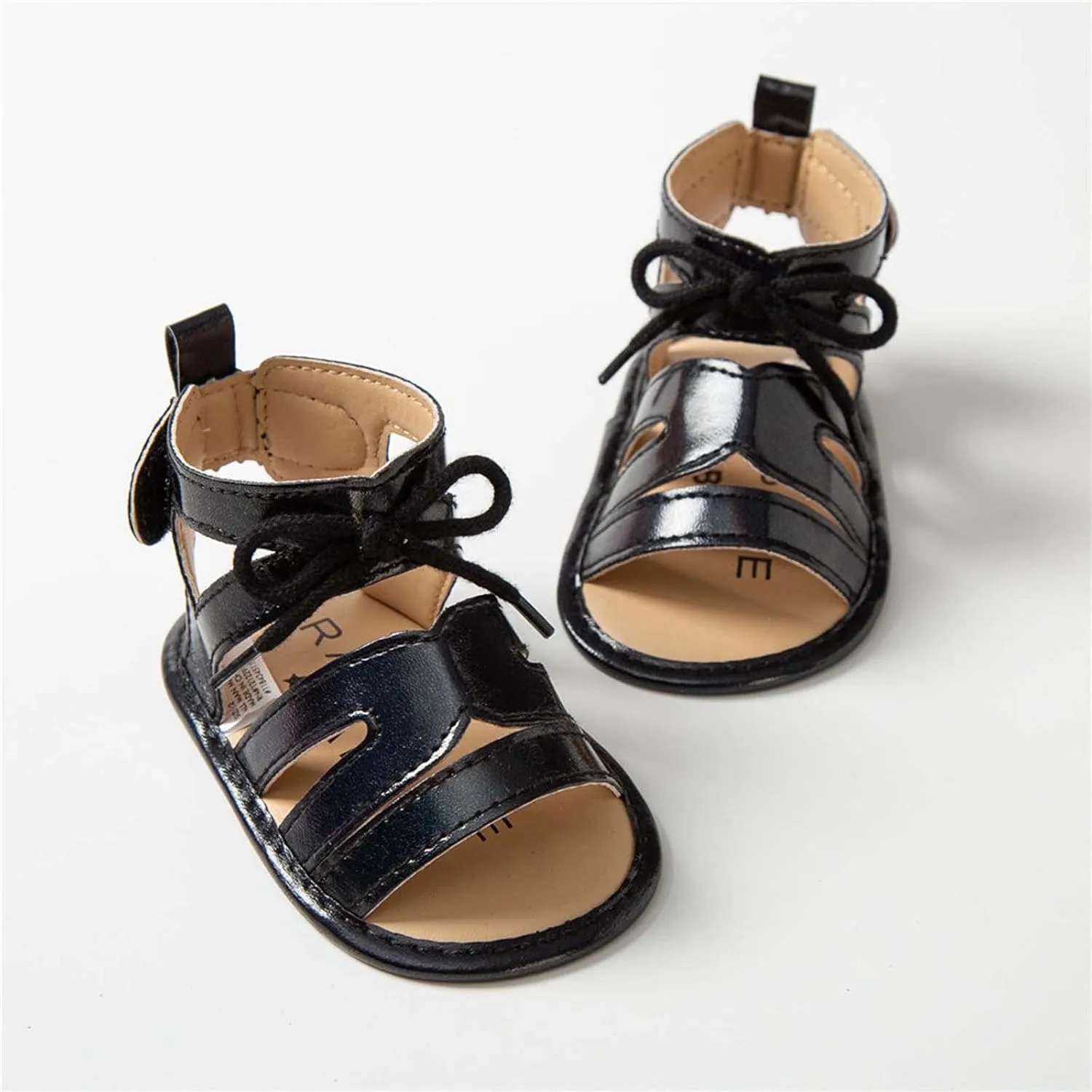 Infant Baby Girls Sandals with Princess Dress First Walker Shoes Baby Summer PU Leather Crib Shoes Beach Boys' Sneakers