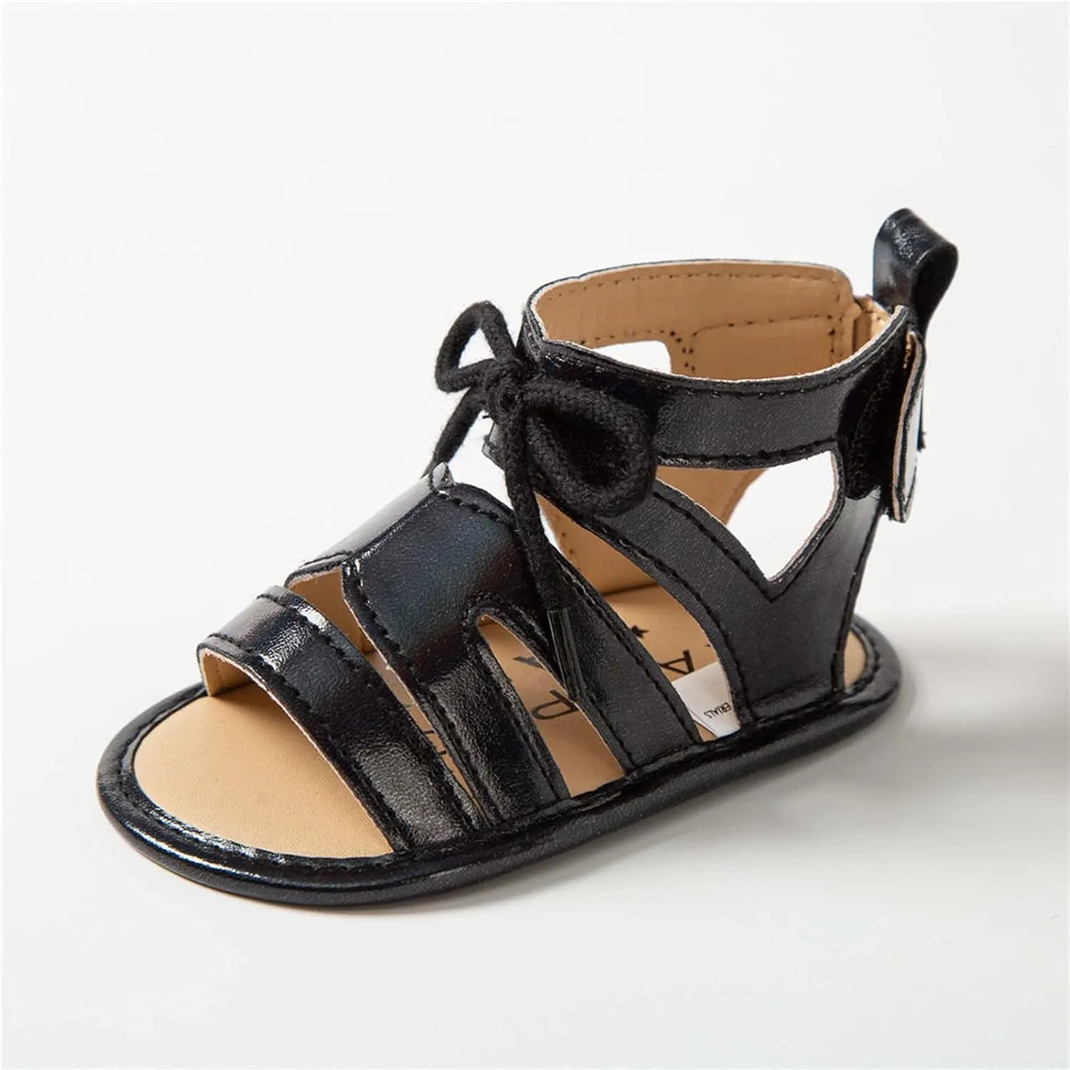 Infant Baby Girls Sandals with Princess Dress First Walker Shoes Baby Summer PU Leather Crib Shoes Beach Boys' Sneakers