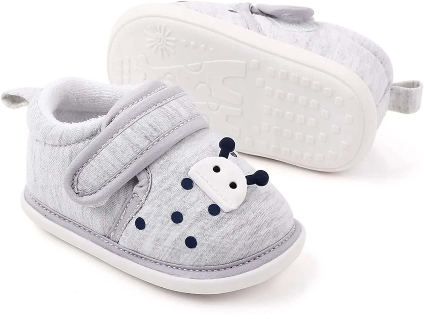 Infant Boys Girls Sneakers Baby Newborn Baby Soft Sole Baby Shoes Non-Slip Rubber Sole Toddler Shoes Cute Animal