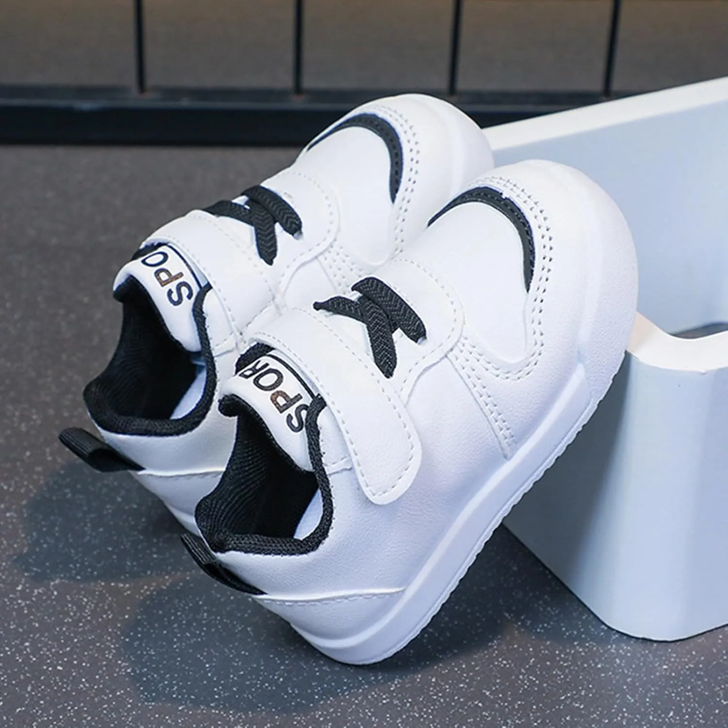 Infant Non Slip Sneakers Baby Boy Girl Toddler Breathable Lightweight Non-Slip Soft Sole First Toddler Boy Canvas Shoes