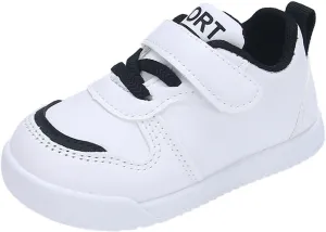 Infant Non Slip Sneakers Baby Boy Girl Toddler Breathable Lightweight Non-Slip Soft Sole First Toddler Boy Canvas Shoes