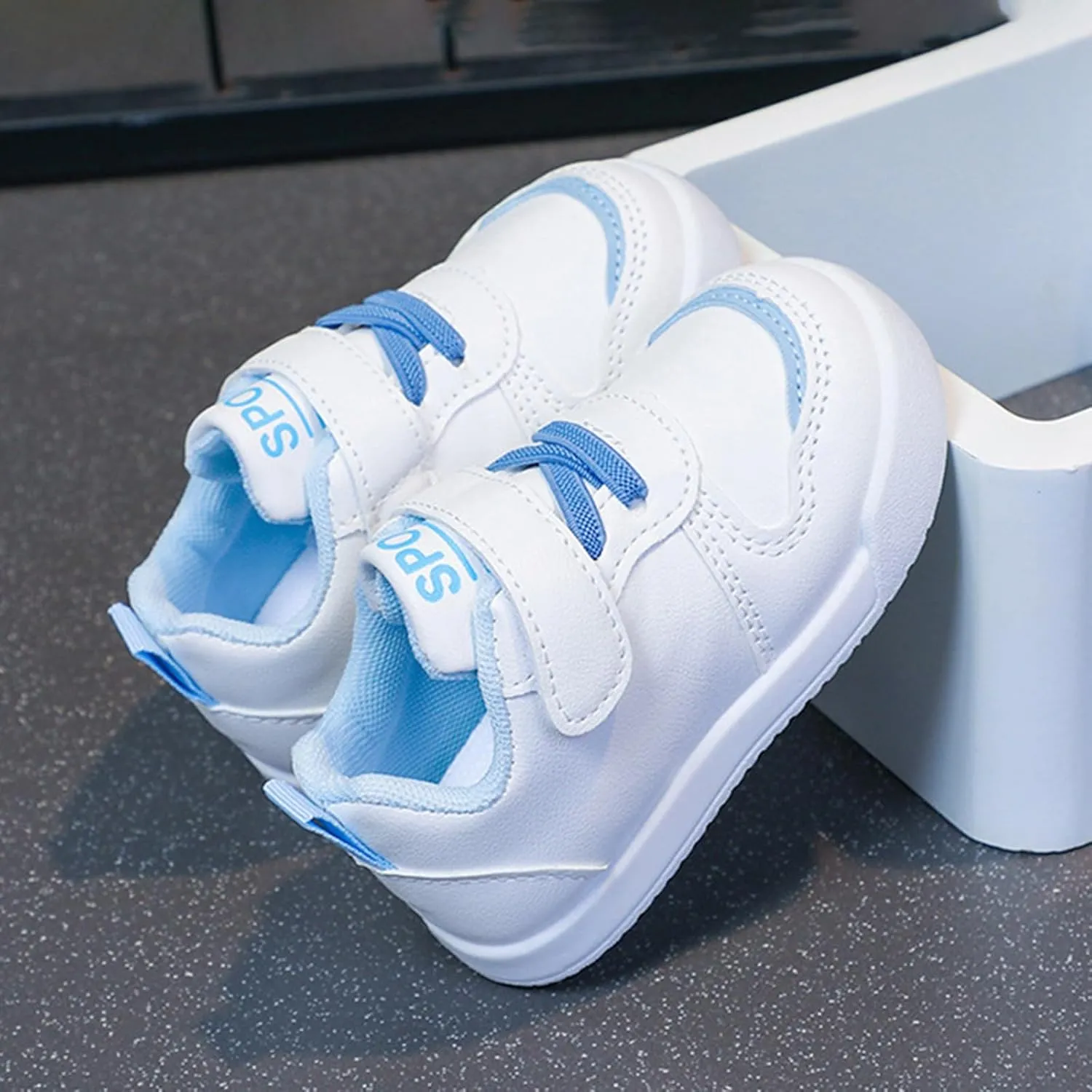 Infant Non Slip Sneakers Baby Boy Girl Toddler Breathable Lightweight Non-Slip Soft Sole First Toddler Boy Canvas Shoes