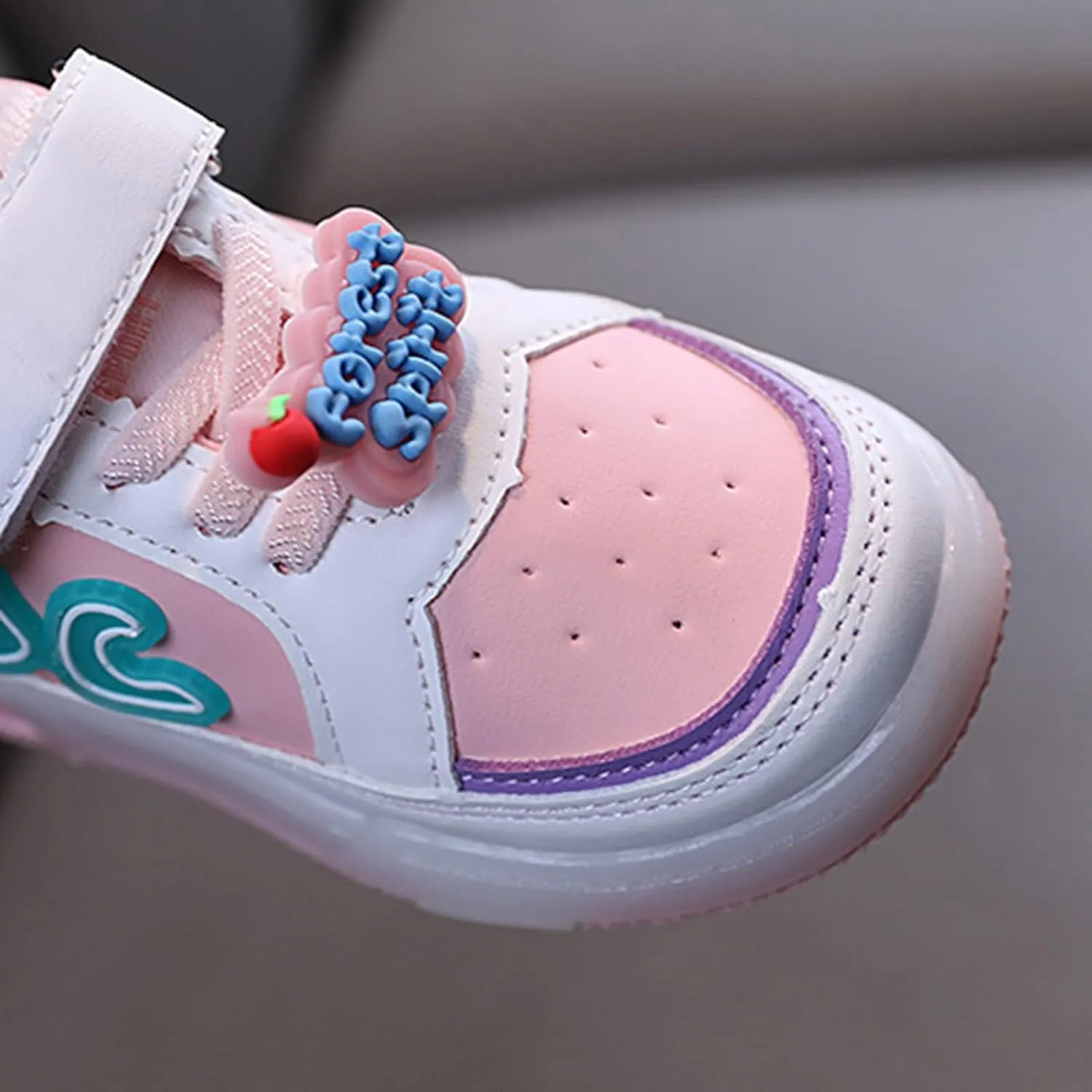 Infant Toddler Flashing Sneakers for Boys Girls Kids Light Up Breathable Lightweight Soft Sole First Walking Shoes