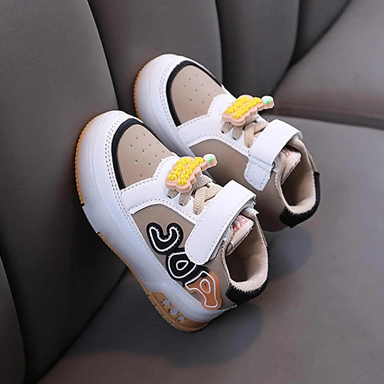 Infant Toddler Sneakers for Boys Girls Light Up Mesh Breathable Lightweight Soft Sole Casual Sport Shoes for Kids
