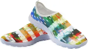 Jeiento LGBT Shoes Fashion Sneakers Running Comfortable Sports Walking Tennis Shoes Gifts for Girls Women