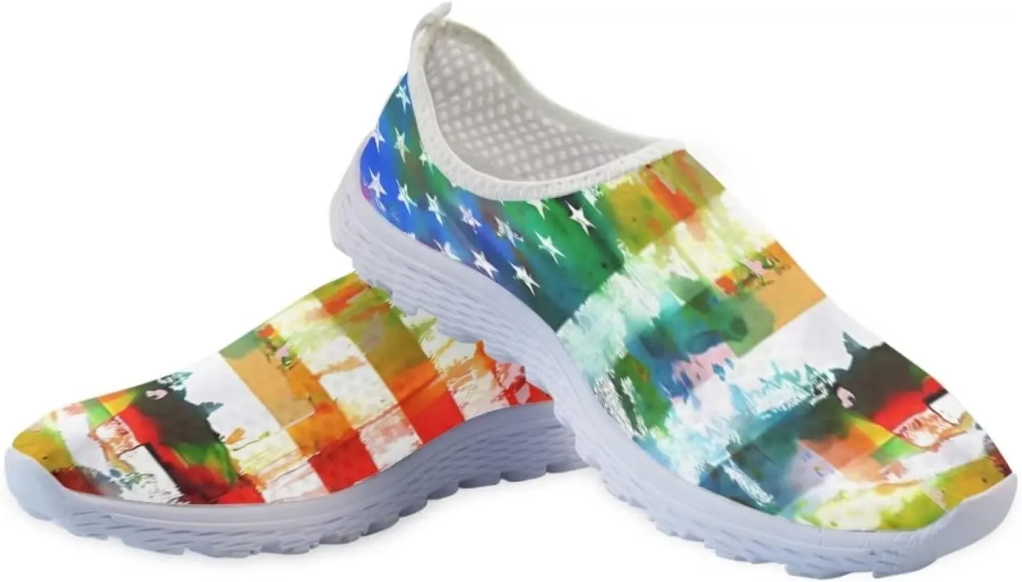 Jeiento LGBT Shoes Fashion Sneakers Running Comfortable Sports Walking Tennis Shoes Gifts for Girls Women