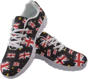 Jeiento Outdoor Running Sneaker for Women Men Fashion Tennis Shoes Causal Travel Walking Flat Shoes Breathable Mesh Workout Casual Shoes