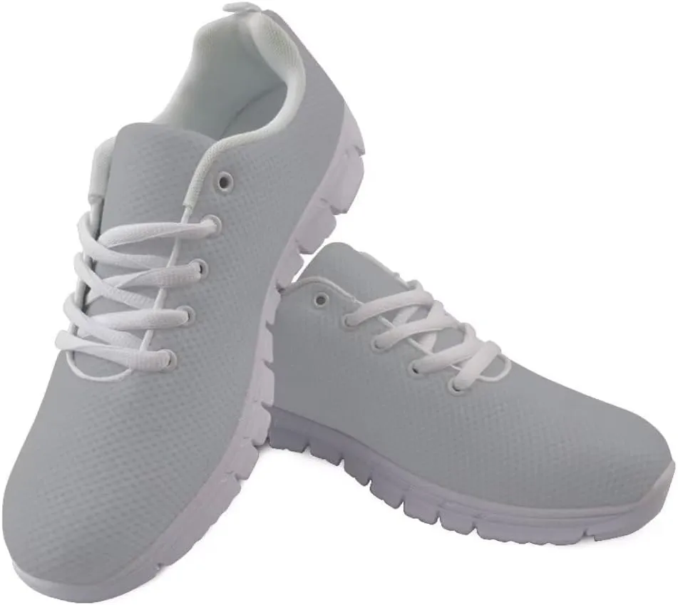 Jeiento Running Shoes for Women Girls Breathable Mesh Tennis Shoes Casual Gym Sports Shoes Non Slip Walking Sneakers for Men Teenager