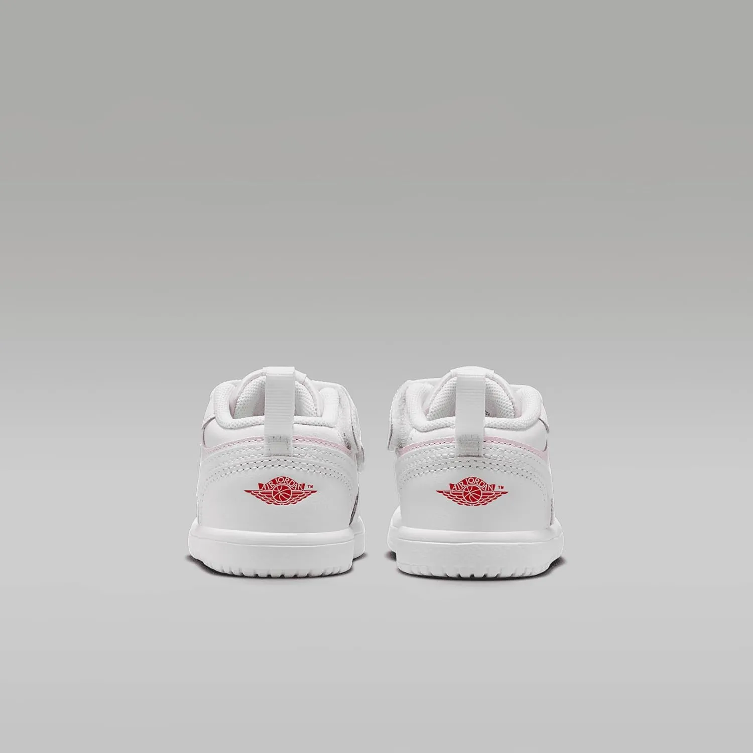 Jordan 1 Low Alt Baby/Toddler Shoes (DR9747-608, Pink Foam/Fire Red/White)