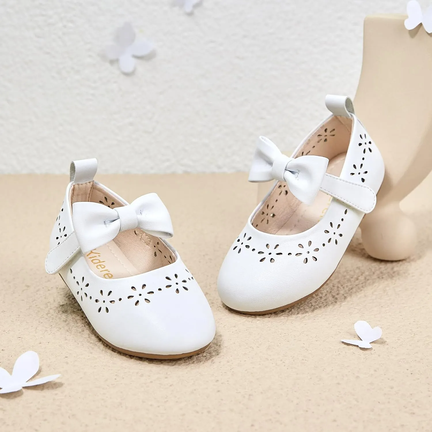 Kiderence Toddler Girls Dress Shoes Little Kids Mary Janes Ballet Flats Toddler