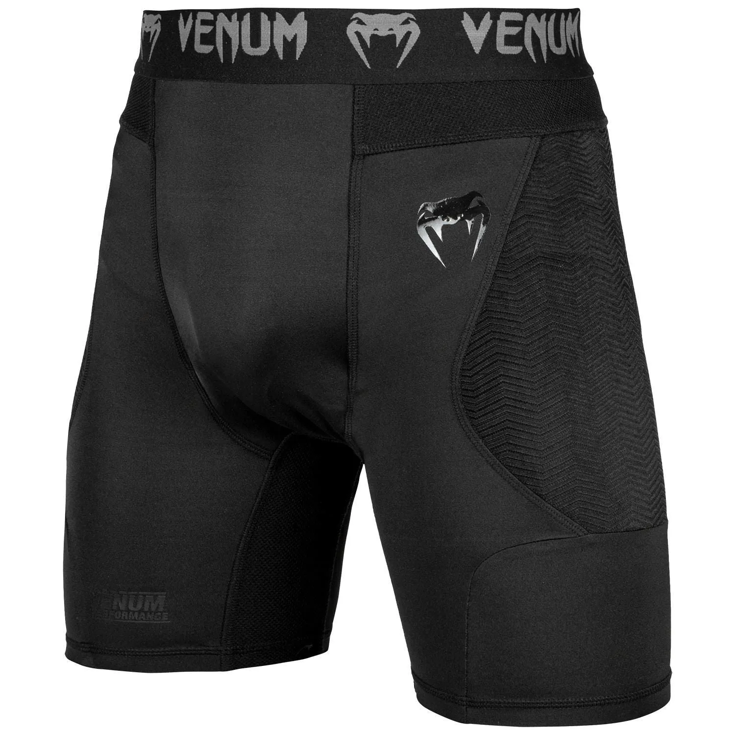 Kompressioshortsit - Venum - 'G-FIT' - Musta