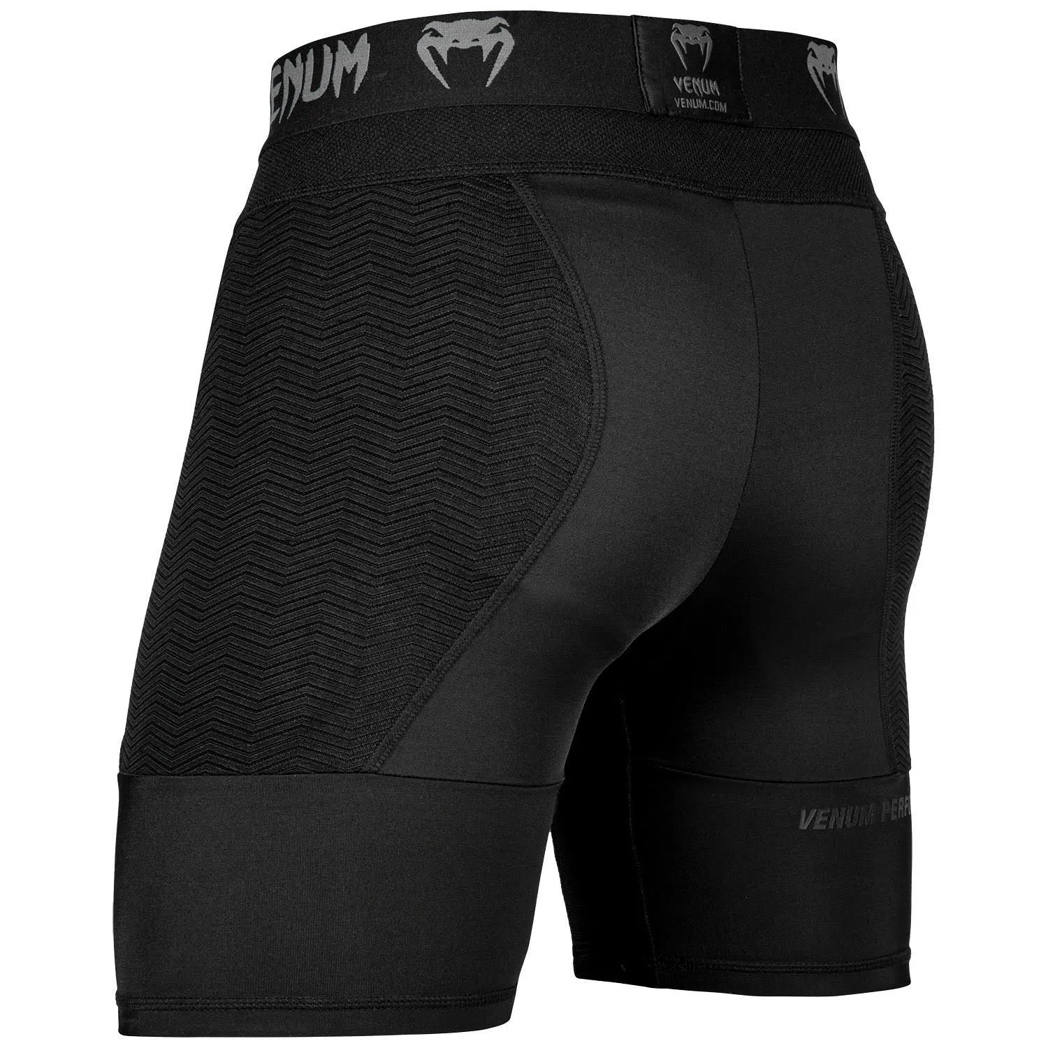 Kompressioshortsit - Venum - 'G-FIT' - Musta
