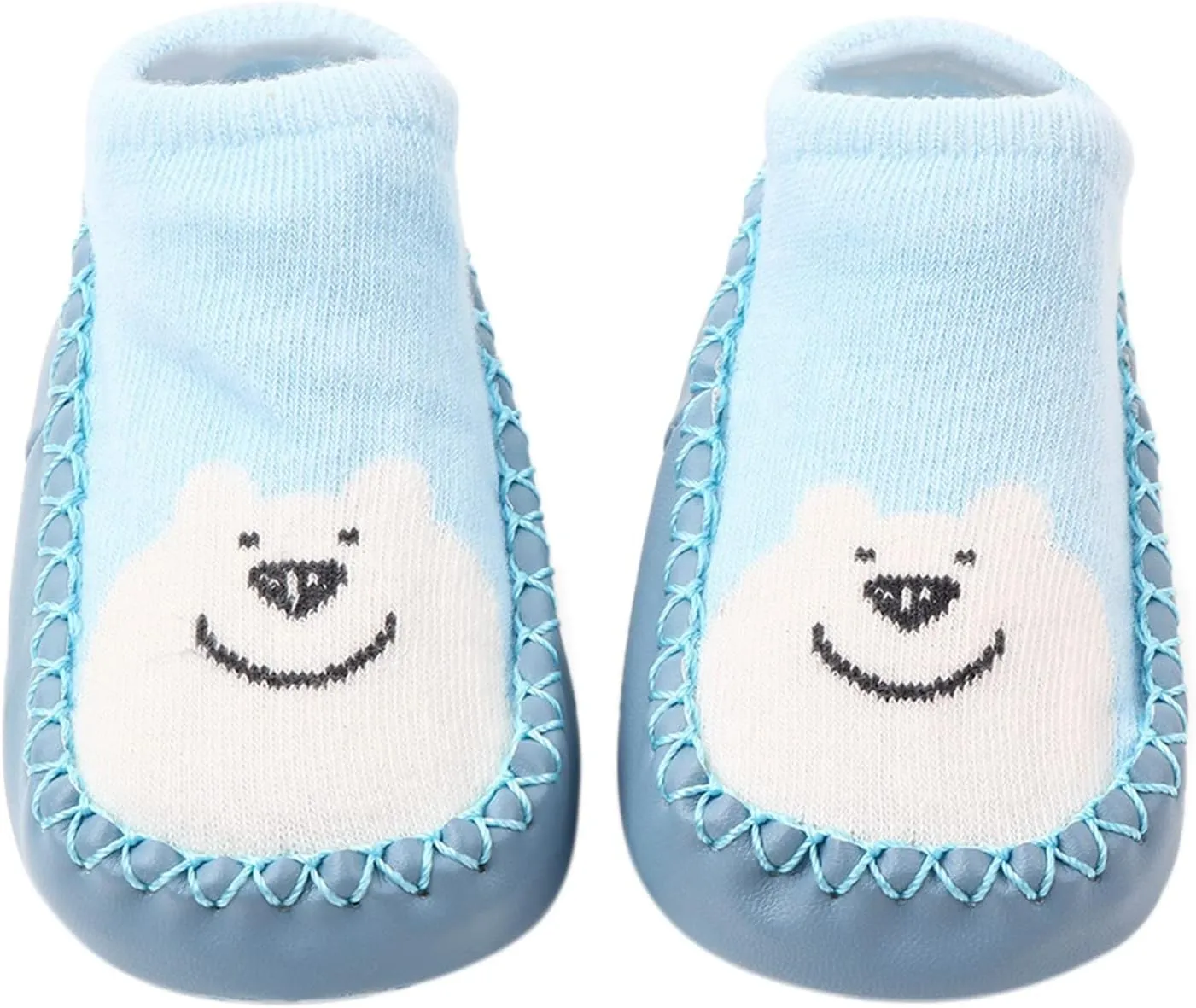 Korean Version Infant Low Top Toddler Shoes and Socks Children's Baby Floor Boat Socks Slipper Hole Bow Baby Us Shoes