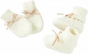 LAWKUL Baby Outfit Cotton Knit Newborn Infant Romper Knitted Longsleeve Sweater Clothes With Warm Hat Set Toddler Boy Girl