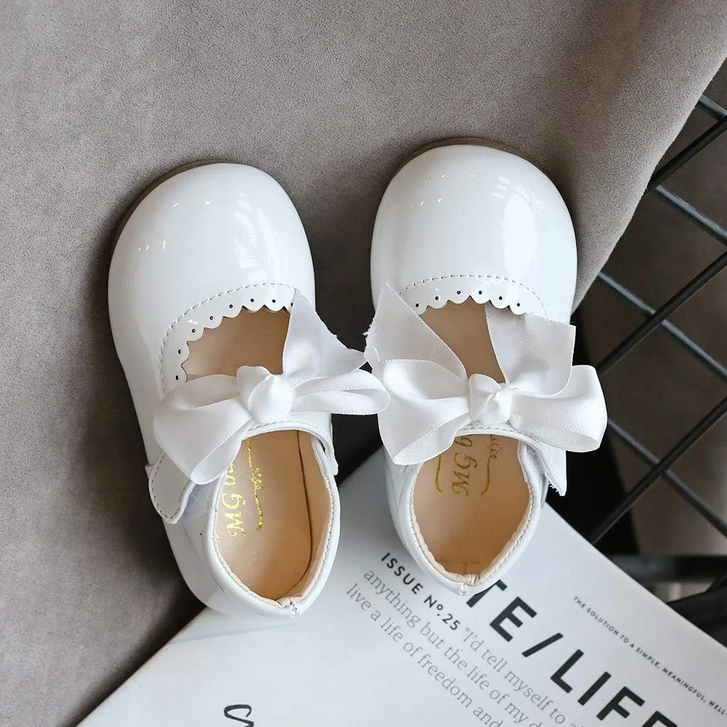 Leather Toddler Shoes Girls Infant Baby Knot Kids Princess Sandals Baby Shoes Kids Tennis Shoes