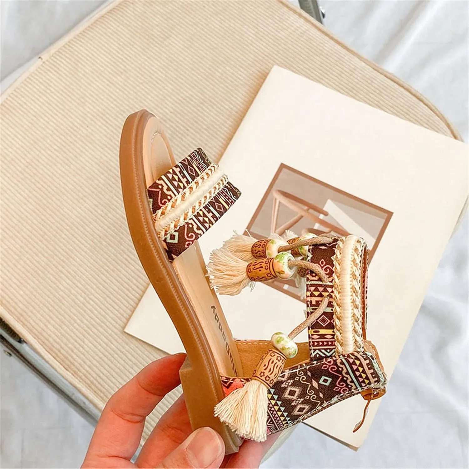 Love Flip Flops Girls Open Toe Sandals Stilettos Fashion Tassel Ankle Strap Pumps Back Zip Size 1 Baby Girls Shoes