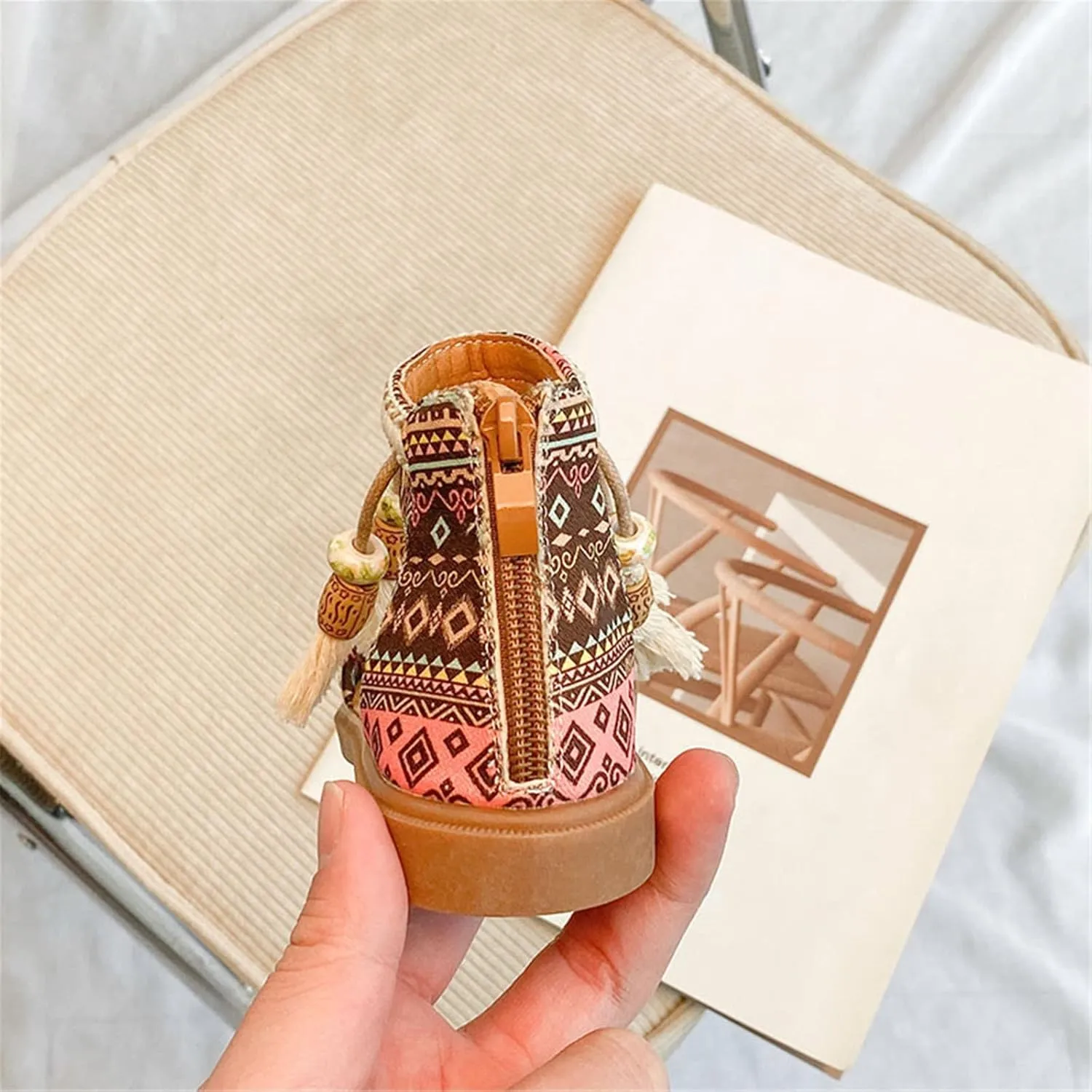 Love Flip Flops Girls Open Toe Sandals Stilettos Fashion Tassel Ankle Strap Pumps Back Zip Size 1 Baby Girls Shoes