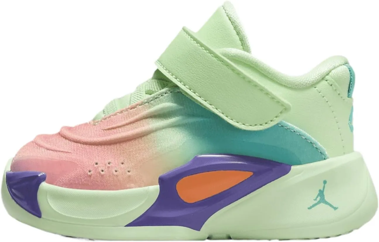 Luka 3 Baby/Toddler Shoes (HQ4922-300, Vapor Green/Cone/Psychic Purple/Hyper Jade)