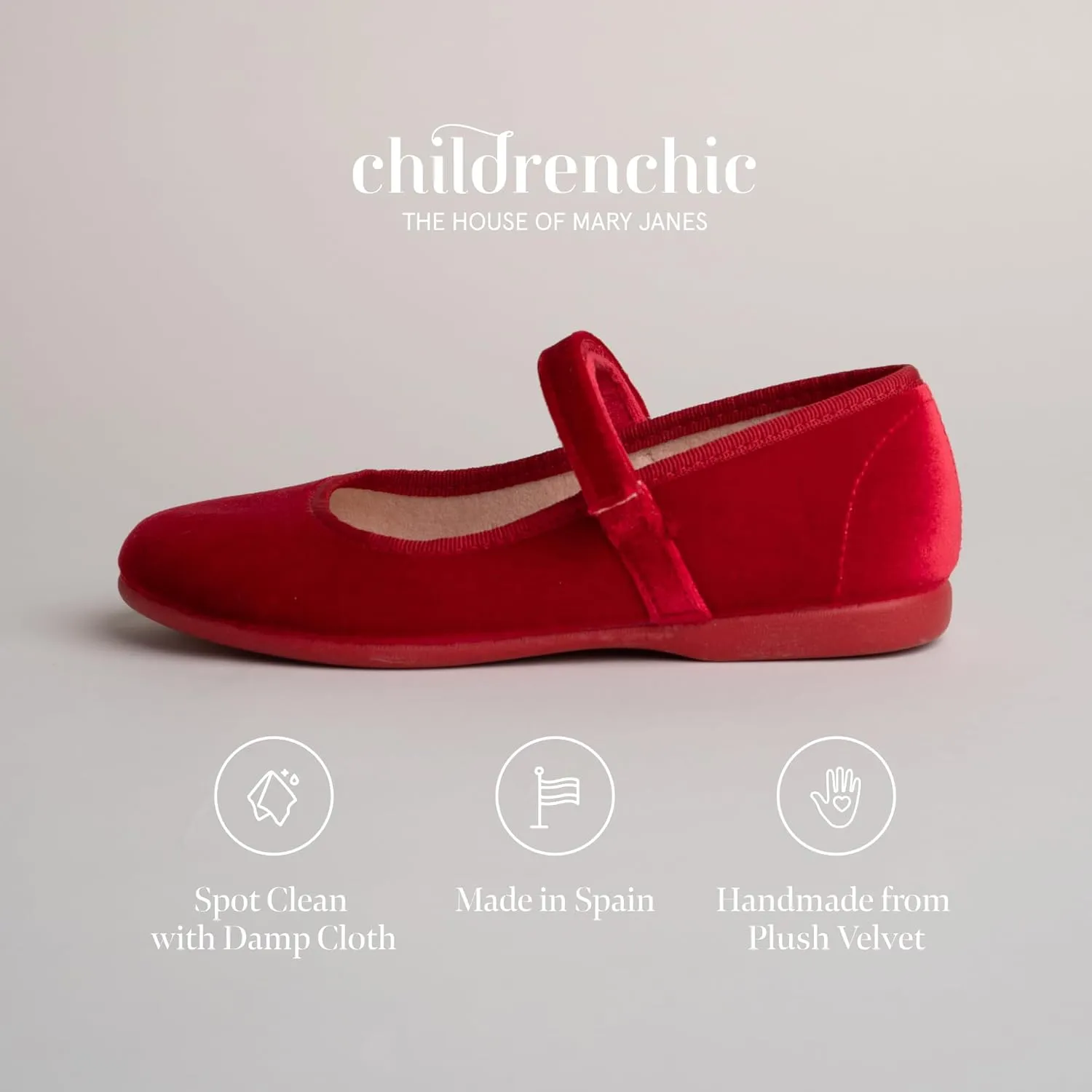 Mary Jane Shoes for Girls  Classic & Comfortable Dress Shoes for Toddlers & Kids  Perfect Flats for School, Play, and Special Occasions (Velvet)