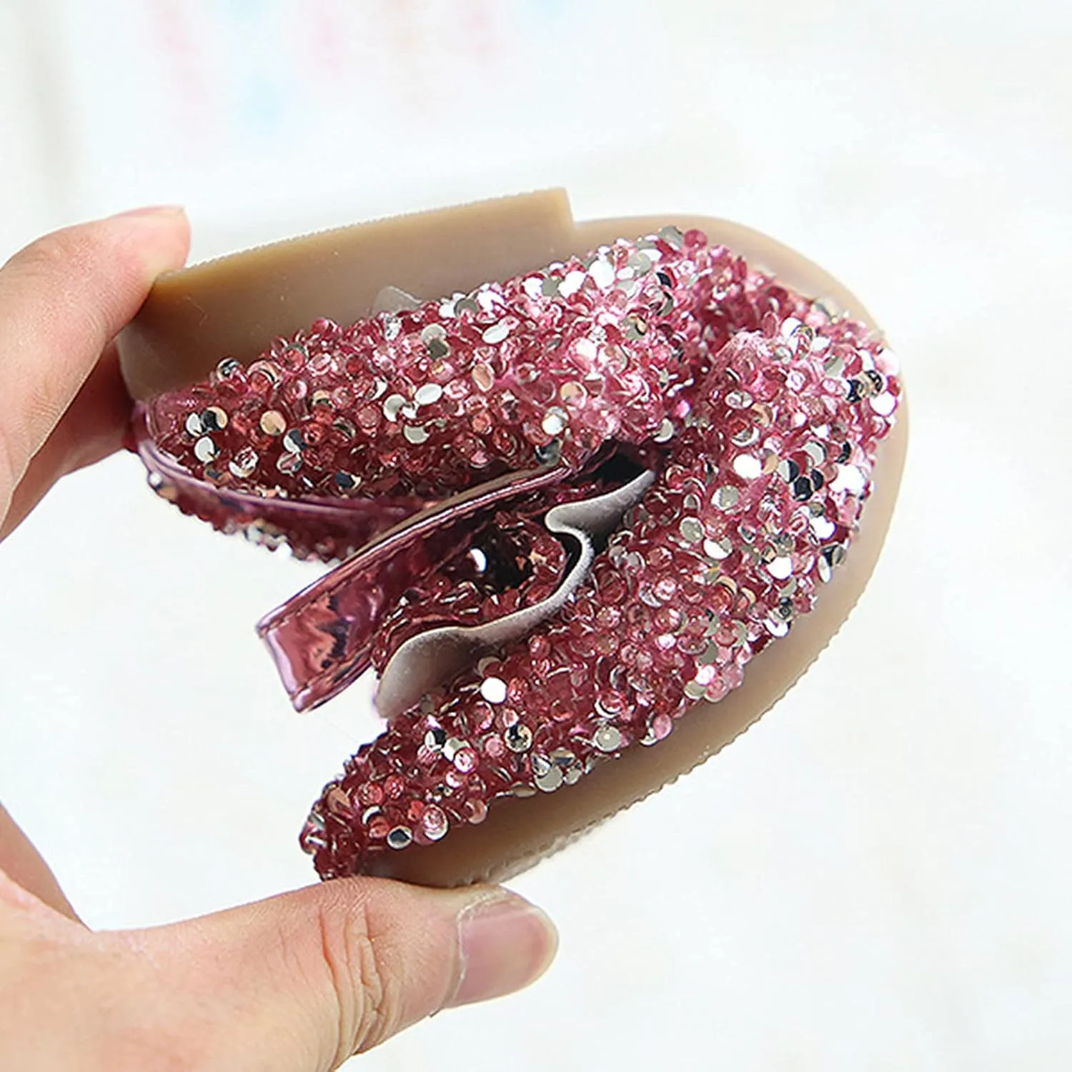 Mini Star Baby Shoe Sandals Girls Toddler Shoes Kids Princess Crystal Bow Shoes Fashion Non-Slip Baby Shoes Toddler Shoe