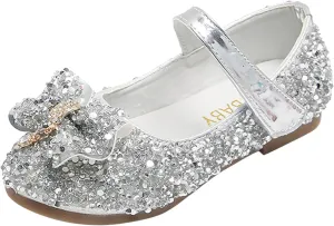Mini Star Baby Shoe Sandals Girls Toddler Shoes Kids Princess Crystal Bow Shoes Fashion Non-Slip Baby Shoes Toddler Shoe