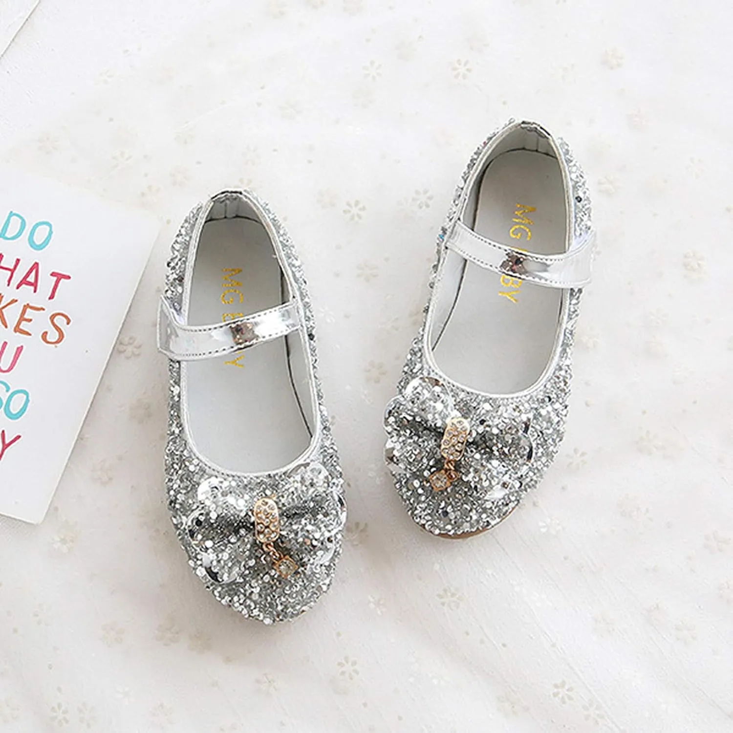 Mini Star Baby Shoe Sandals Girls Toddler Shoes Kids Princess Crystal Bow Shoes Fashion Non-Slip Baby Shoes Toddler Shoe