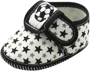 Newborn Infant Baby Star Girls Boys Soft Sole Prewalker Warm Casual Flats Shoes