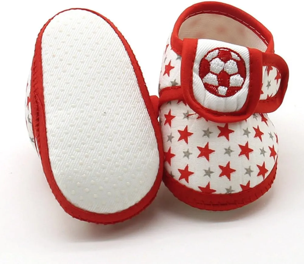 Newborn Infant Baby Star Girls Boys Soft Sole Prewalker Warm Casual Flats Shoes