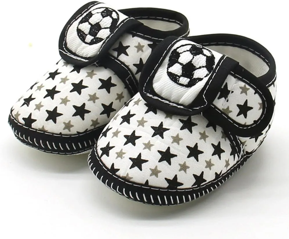 Newborn Infant Baby Star Girls Boys Soft Sole Prewalker Warm Casual Flats Shoes