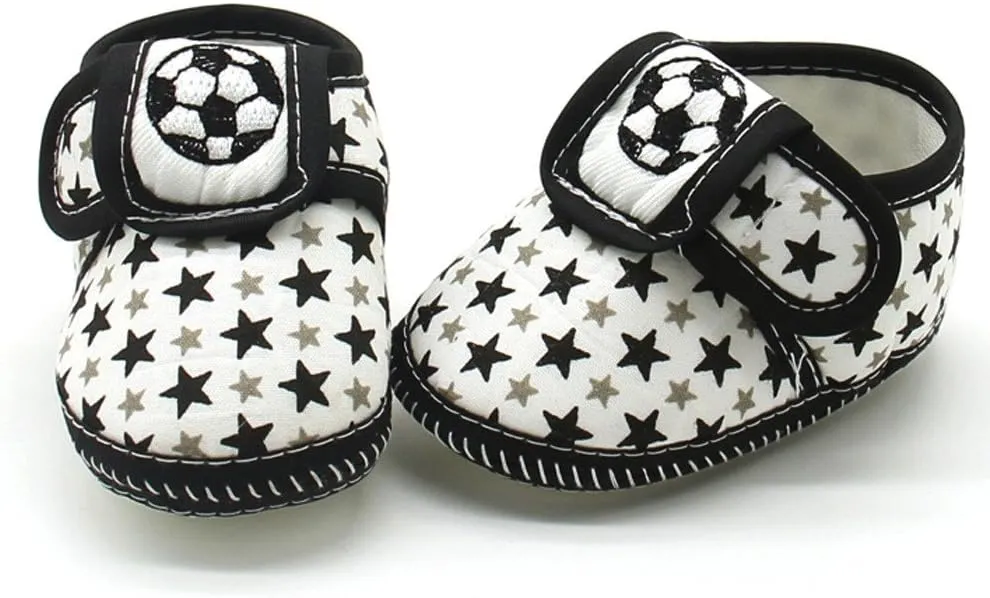 Newborn Infant Baby Star Girls Boys Soft Sole Prewalker Warm Casual Flats Shoes