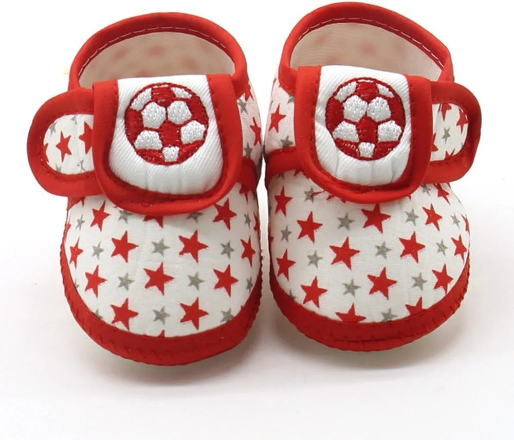 Newborn Infant Baby Star Girls Boys Soft Sole Prewalker Warm Casual Flats Shoes