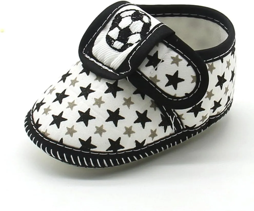 Newborn Infant Baby Star Girls Boys Soft Sole Prewalker Warm Casual Flats Shoes