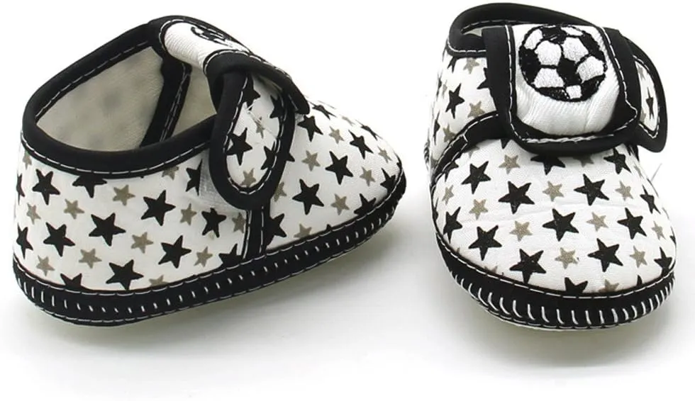 Newborn Infant Baby Star Girls Boys Soft Sole Prewalker Warm Casual Flats Shoes